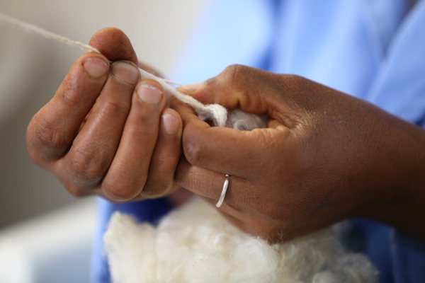 Traditional Habesha weaving